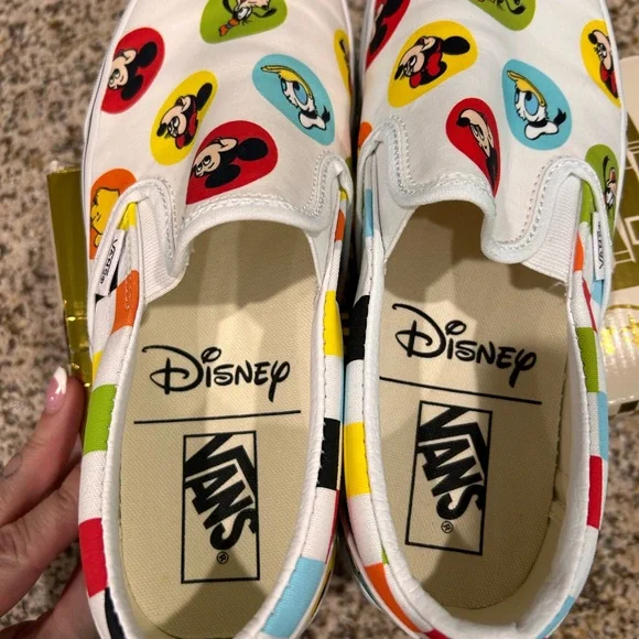 Vans x Disney collaboration Slip-On Sneakers - special limited release worn 1x - Picture 7 of 13